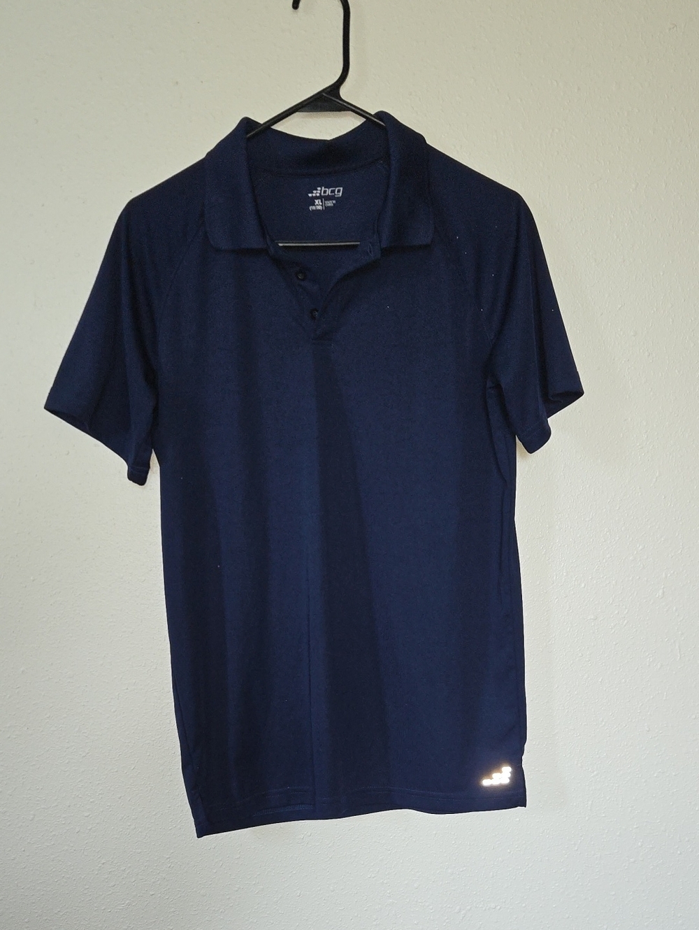 bcg Navy Short-Sleeve Polo